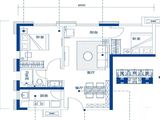 启迪协信中心_2室2厅1卫 建面69平米
