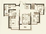 秦皇岛恒大城_3室2厅1卫 建面110平米