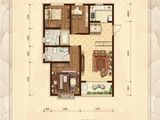 河畔尚城_3室2厅2卫 建面105平米
