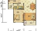 秦皇山水天城_2室2厅1卫 建面90平米