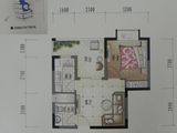龙光城_1室1厅1卫 建面44平米