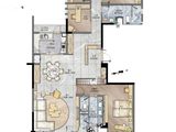 四季奕居_4室2厅3卫 建面206平米