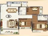 钜隆雅居蓝湾_3室2厅2卫 建面103平米