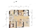 融创岚樾臺_3室2厅2卫 建面98平米