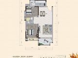 欧雅春天花园_2室2厅1卫 建面85平米