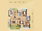 华炬珑玥壹号_3室2厅2卫 建面107平米
