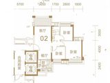 心悦湾_3室2厅1卫 建面89平米