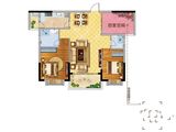 国扬山语雅景_3室2厅2卫 建面104平米