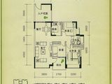 蓬江玉圭园_3室2厅1卫 建面98平米