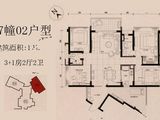 龙溪新城_4室2厅2卫 建面124平米