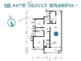 保利西海岸半岛高层_3室2厅2卫 建面100平米
