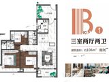台山万达广场_3室2厅2卫 建面106平米