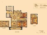 置信翡翠府_4室2厅2卫 建面148平米