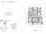 新希望天麓_3室2厅2卫 建面128平米