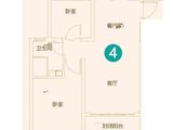 恒大睿城_3室2厅1卫 建面98平米