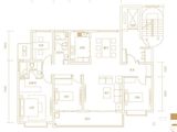 绿地IFC中央公馆_4室2厅2卫 建面170平米