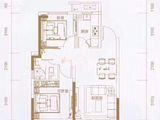 绿地IFC中央公馆_2室2厅1卫 建面77平米