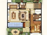 新中铁城_4室2厅3卫 建面345平米