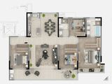 中南樾府_4室2厅2卫 建面167平米