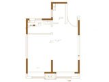 鲁能领秀e中心_65平户型 建面65平米