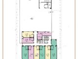 慢城金街_1#4层户型 建面601平米
