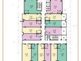 慢城金街_6#3层户型 建面1216平米
