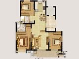 朱泾名园_3室2厅2卫 建面119平米