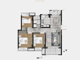 澜庭_3室2厅1卫 建面94平米