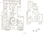 滨湖金茂悦_4室2厅2卫 建面125平米