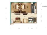 国金中心_2室2厅1卫 建面74平米