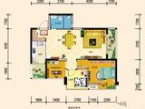 南宁华南城江南华府_3室2厅1卫 建面80平米