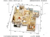 荣和公园大道_4室2厅2卫 建面93平米