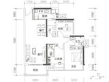 融创融公馆_3室2厅2卫 建面91平米
