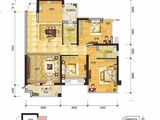 昌泰茗城_3室2厅2卫 建面97平米