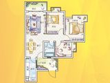 花果园_3室2厅1卫 建面98平米