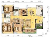 春晖国际城_5室2厅3卫 建面166平米