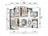 沙田碧桂园_3室2厅2卫 建面105平米