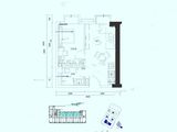 保利珑远国际广场_1室1厅1卫 建面40平米