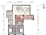 朗峰公馆_3室2厅2卫 建面107平米