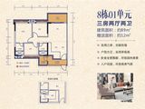 泓景苑_3室2厅2卫 建面89平米