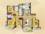 碧桂园城市花园_4室2厅2卫 建面139平米