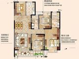 红豆天一华府_4室2厅2卫 建面129平米