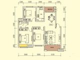 城市之心_3室2厅1卫 建面106平米