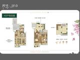 绿地天呈_3室2厅3卫 建面133平米