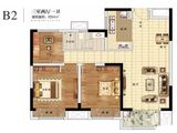 亚新美好城邦_3室2厅2卫 建面94平米
