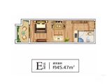 六合幸福门六合公寓_1室1厅1卫 建面45平米