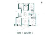 郑州孔雀城公园海_4室2厅2卫 建面115平米
