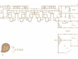 五建新街坊_一期9#商铺二层平面图 建面140平米
