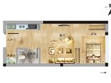 中茂新悦城_1室1厅1卫 建面31平米