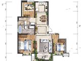 当代上品湾悦MOMΛ_3室2厅2卫 建面123平米